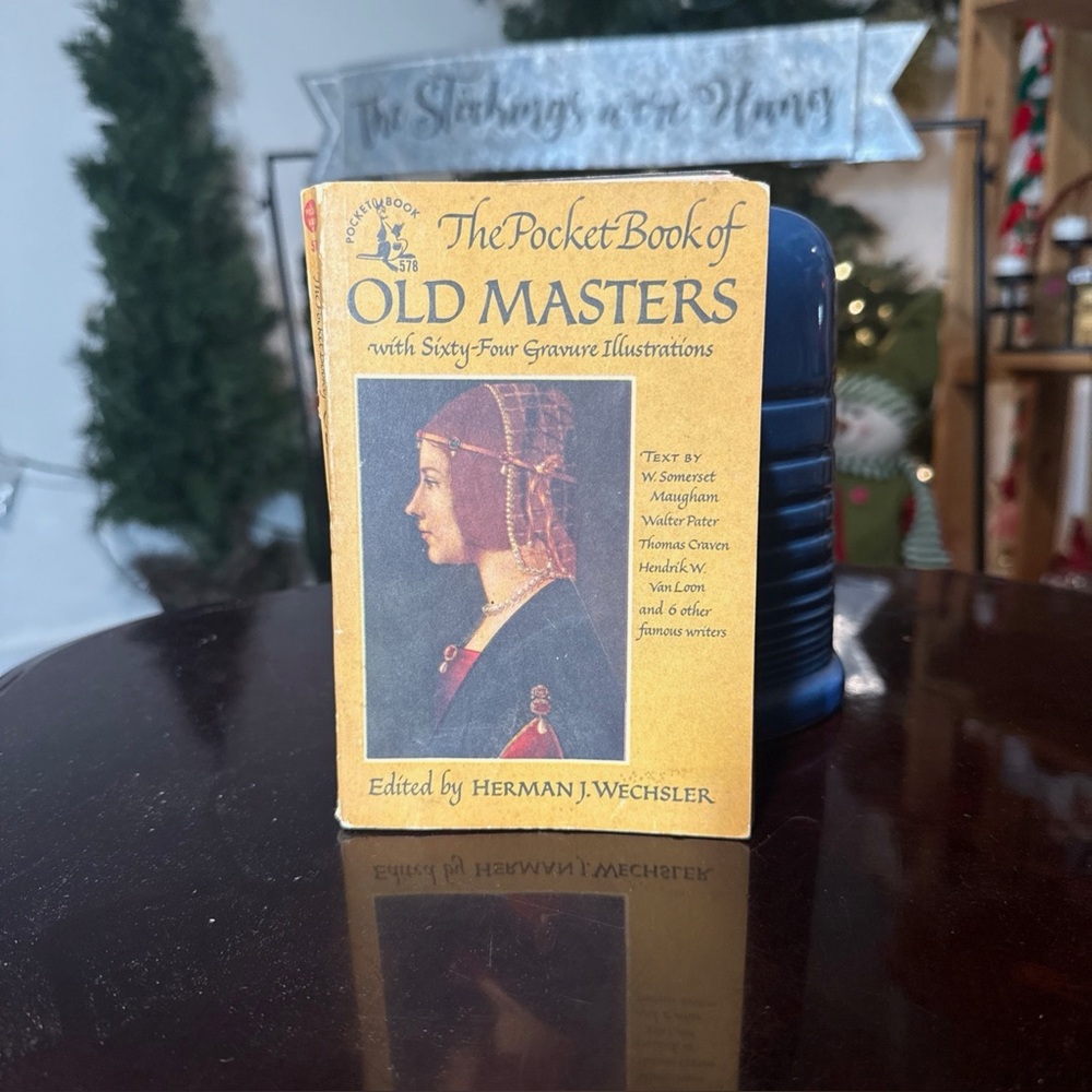 1949 Pocket Book of Old Masters 64 Gravure Illustrations Artists Herman Wechsler